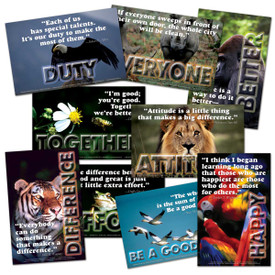 set of 9 make a difference posters