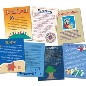 set of 7 story posters