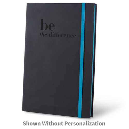 be the difference black journal with blue accents