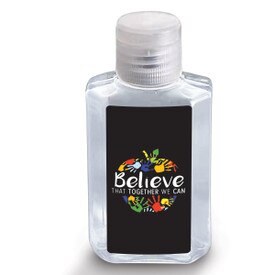 2 oz. Antibacterial Hand Sanitizer Gel Featuring The Inspirational Message “Believe That Together We Can”