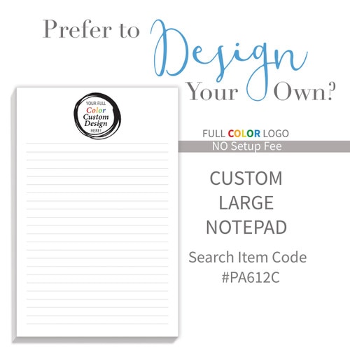 create your own large notepad