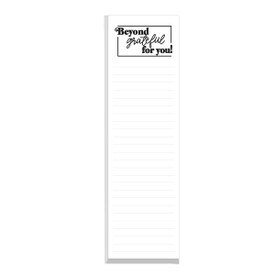 This Notepad For Teachers Includes 75 Sheets Of Paper. Each Featuring The Saying Beyond Grateful For You.