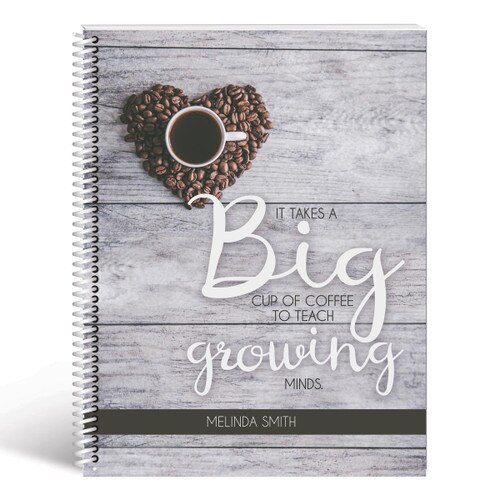 big circles lesson planner cover