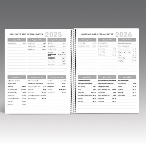 holidays and special dates