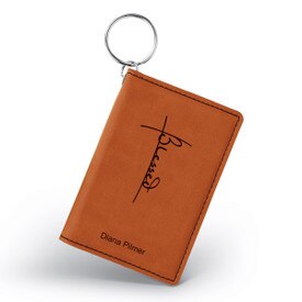 Keychain - Rectangle - Kuala Lumpur - Leather