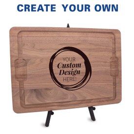 Personalized Cutting Board - Premium Maple and Walnut American Hardwoods