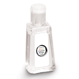 Custom 1 oz. Antibacterial Hand Sanitizer Gel With Your Full Color School Logo Or Mascot