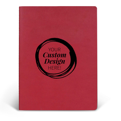 Add your logo on the cover of this ApPEEL Grande Journal. 3 colors to choose from.