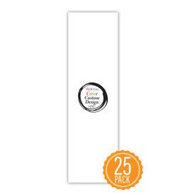 Custom Bookmark For Students- Full Color School Logo Or Design- 2" x 8"