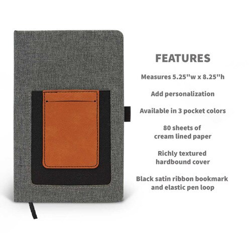 list of features for the canvas pocket journal