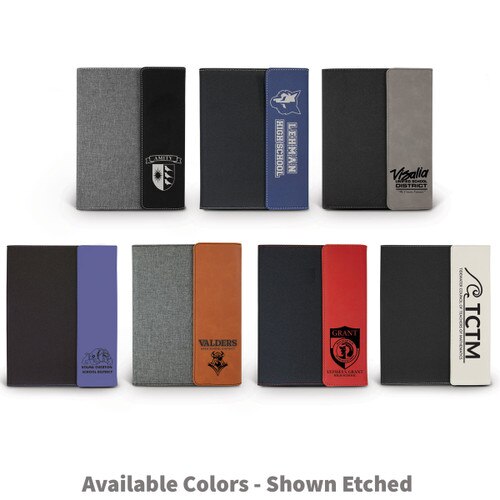 opened padfolio with be the difference notepad and pen
