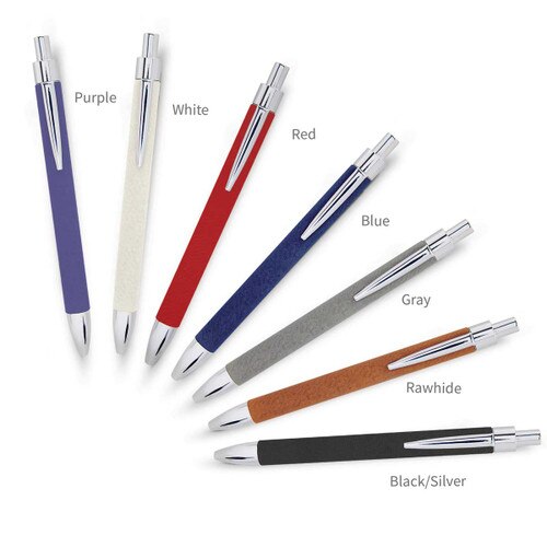 leather pens options for canvas padfolios