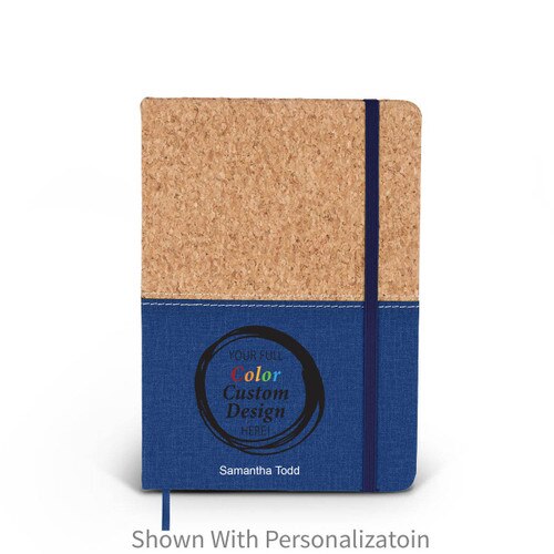 create your own compact cork journal with personalziation