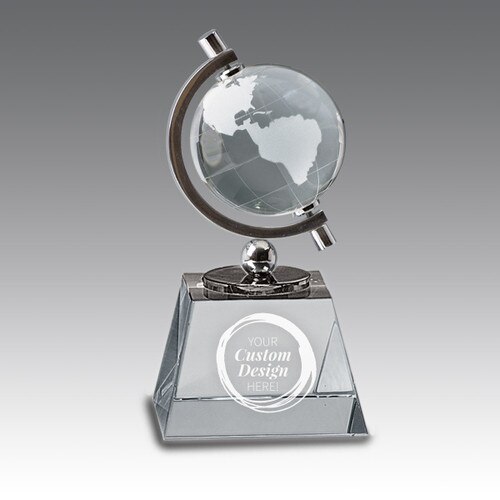 create your own crystal globe with a crystal base