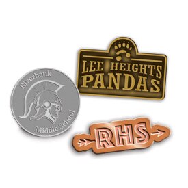 custom options for die struck lapel pins