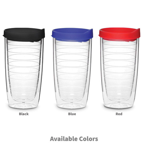 available colors of double wall acrylic tumblers