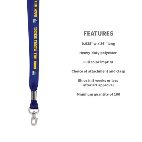 product details for custom full color lanyard