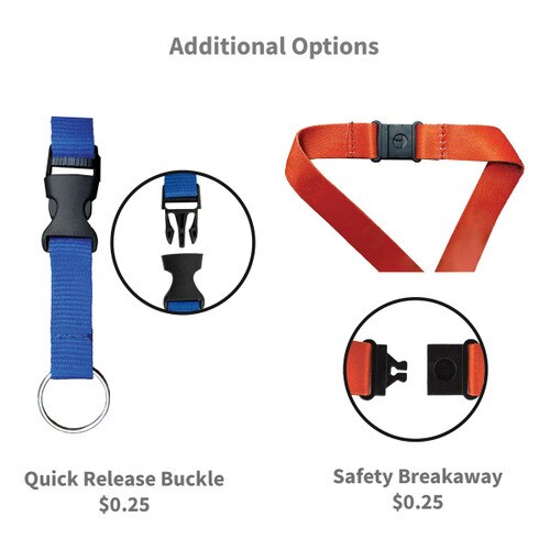 additional options for custom lanyard
