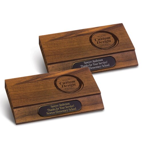 create your own walnut rectangle bases