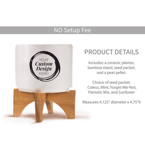 ceramic grow kit with product details