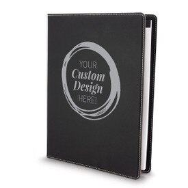 create your own black padfolio