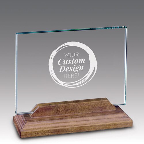 create your own premium jade horizontal base award