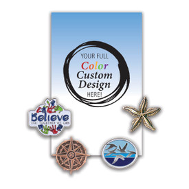 create your own lapel pin cards with stock lapel pin