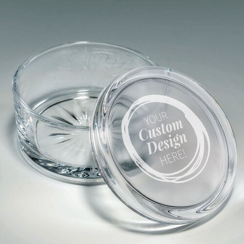 create your own crystal round box