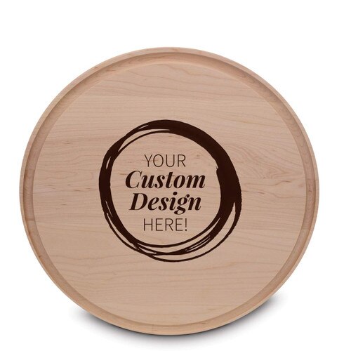 create your own round maple cutting board