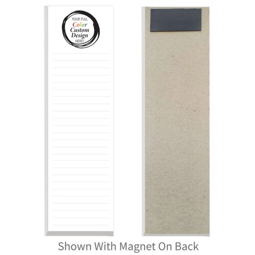 create your own slim notepad with magnet