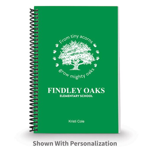 create your own spiral journal with personalization
