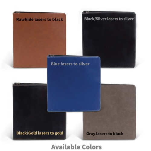 multiple colors of leather notebooks