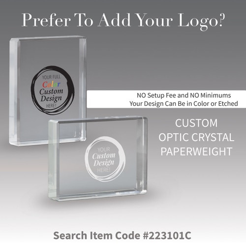 create your own crystal paperweight