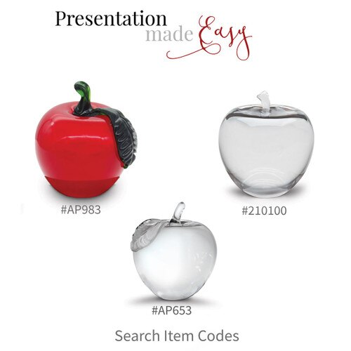 three types of crystal apples