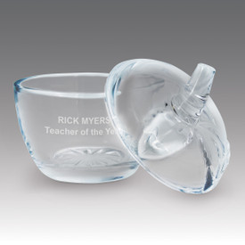 Our Glass Apple Award is the perfect candy dish or appreciation gift for teachers.