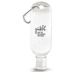grateful for the difference you make 1oz hand sanitizer