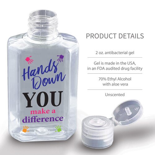 Hands Down You Make a Difference Hand Sanitizer with product details