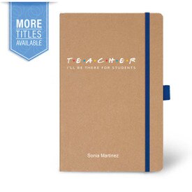 Eco-Friendly Hardbound Journal Featuring the Inspirational Message I’ll Be There for Students. 5 colors to choose from.