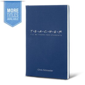 Richly textured hardbound journal featuring the inspirational message I’ll Be There for Students. 9 colors to choose from.
