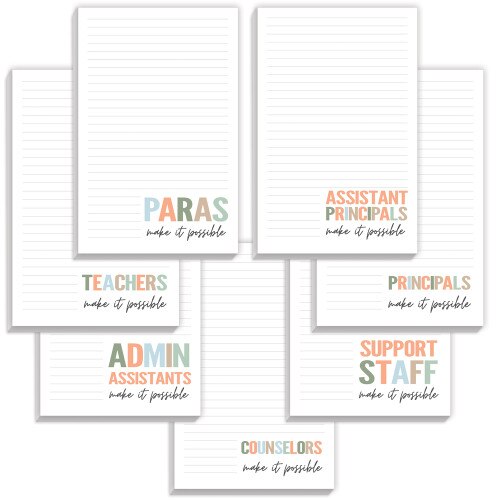 several make it possible large notepads