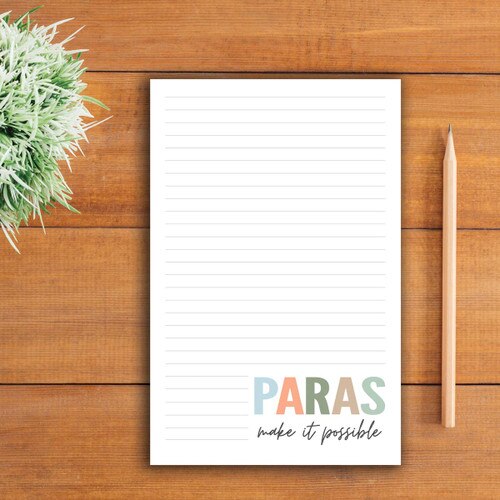 make it possilbe large notepad sitting on a table