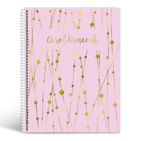 lines and dots lesson planner cover