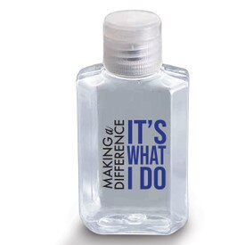 2 oz. Antibacterial Hand Sanitizer Gel Featuring The Inspirational Message “Making A Difference It’s What I Do”