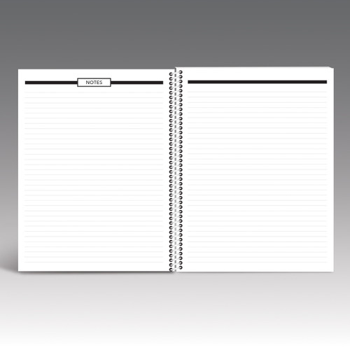 lined note pages