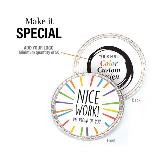 nice work kudo coin with add you logo
