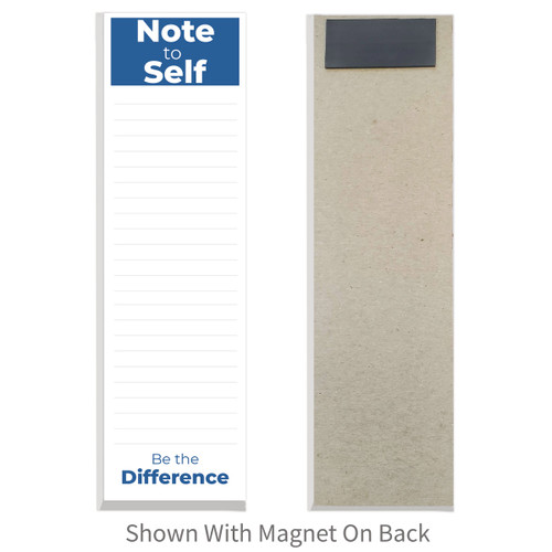 note to self notepad with a magnet