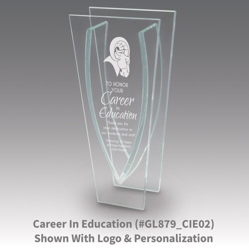 premium jade vase with career in education message