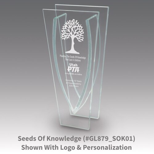 premium jade vase with seeds of knowledge message