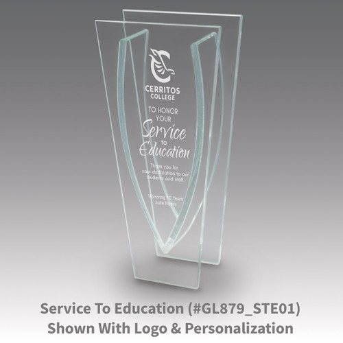 premium jade vase with service to education message