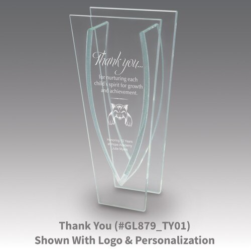 premium jade vase with thank you message